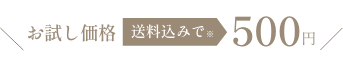 お試し価格