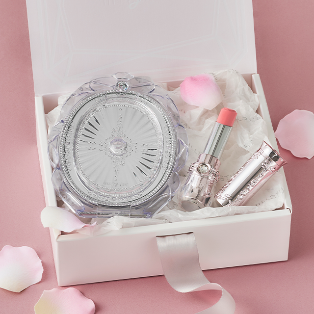 リップブロッサムバーム＆コンパクトミラー2セット