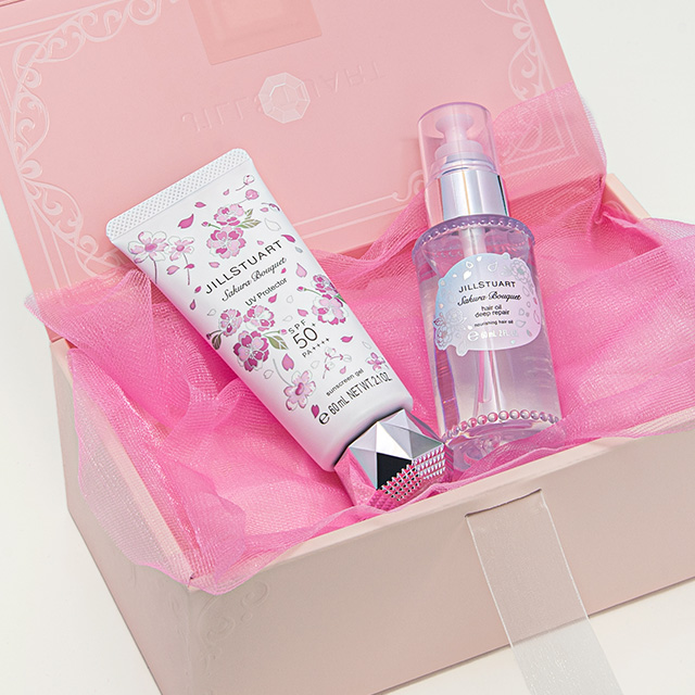 サクラブーケUVケアセット〈ヘアオイル/UVプロテクター〉