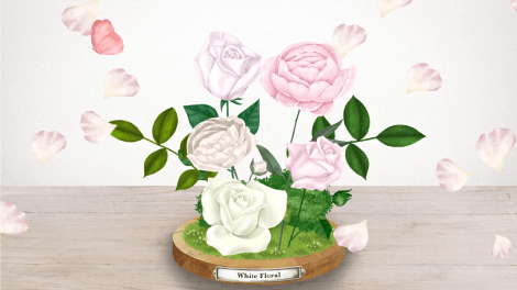 White Floral シミュレーター ビジュアル
