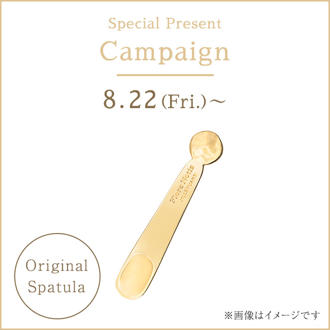 【早期ご購入特典】オリジナルスパチュラ プレゼント
